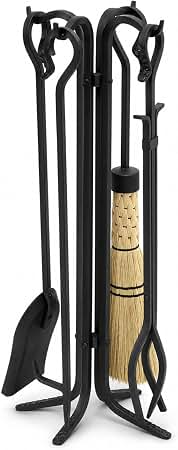 Amazon.com: Pilgrim 18002 5 Piece Forged Hearth Tool Set - 33